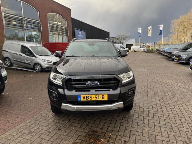 Ford RANGER 2.0 EcoBlue 213 pk Wildtrak Supercab | Trekhaak | Camera | Leer | Adapt. cruise | Roller top | Stoelverw. | Apple Carplay