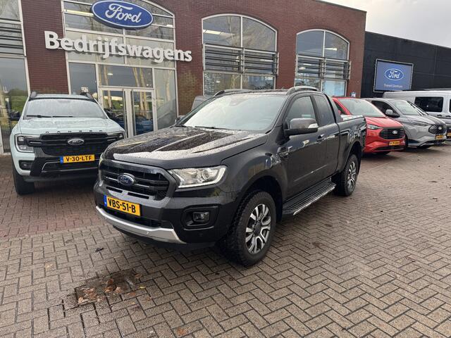 Ford RANGER 2.0 EcoBlue 213 pk Wildtrak Supercab | Trekhaak | Camera | Leer | Adapt. cruise | Roller top | Stoelverw. | Apple Carplay