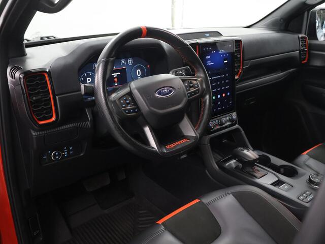 Ford RANGER 3.0 Ecoboost | Aut. | Double Cab | Raptor | 2-zits | WRAP DARK GREEN MET. | LEDEREN BEKLKEDING | RAPTOR | 360° CAMERA | TREKHAAK | ADAPTIVE CRUISE CONTROL | APPLE CARPLAY | LED KOPLAMPEN |