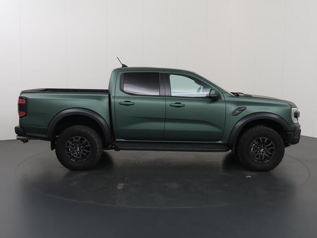 Ford RANGER 3.0 ECOBOOST | AUT. | DOUBLE CAB | RAPTOR | WRAP DARK GREEN MET. | LEDEREN BEKLKEDING | FOX SCHOKDEMPERS | 360° CAMERA | TREKHAAK | ADAPTIVE CRUISE CONTROL | APPLE CARPLAY | LED KOPLAMPEN | R MODUS | BAJA MODUS