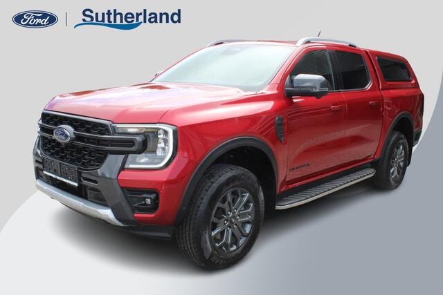 Ford RANGER 2.0 Double Cab EcoBlue Wildtrak | BELLEN VOOR BEZICHTIGING | Adaptieve cruisecontrol | Aeroklas Hardtop | Stoelverwarming | Trekhaak