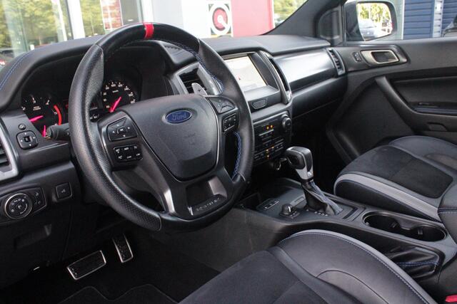 Ford RANGER RAPTOR 2.0 214PK AUTOMAAT | 2500KG TREKGEWICHT | TREKHAAK | "DYNO GREY" LICHTMETALEN VELGEN | 8-WEG ELEKTRISCH VERSTELBARE VOORSTOELEN | ALL TERRAIN BANDEN | FORD PERFORMANCE OPHANGING | ZWARTE SPIEGELKAPPEN | ZWARTE SIDE STEPS MET RAPTOR LOGO | SPECIAAL PERFORMANCE CHASSIS | ZWARTE FORD RAPTOR GRILLE | UNIEK RAPTOR LEDEREN STUURWIEL | SYNC3 MET DAB+ RADIO | SPECIALE RAPTOR TUSSENWAND | 3.73 OVERBRENGING | ZONDER START/STOP | PARKEERSENSOREN ACHTER | ACTIVE NOISE CANCELLING | 620KG LAADVERMOGEN | APPLE CARPLAY/ANDROID AUTO | NAVIGATIE | WINTERPACK (STOEL/VOORRUIT VERWARMING) | CRUISE CONTROL | ACHTERUITRIJ CAMERA | INCL. ACHTERBANK/RUITEN/HEMELBEKLEDING LOS BIJGELEVERD |