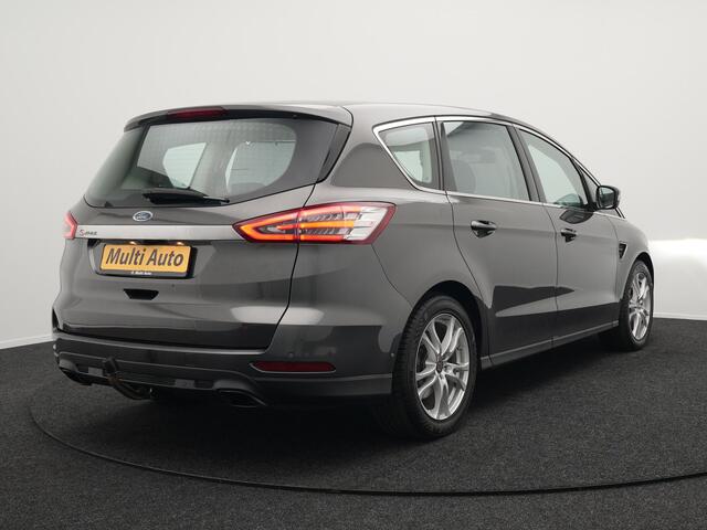 Ford S-MAX 2.0 Titanium Automaat 7-Persoons | Trekhaak Afneembaar Panodak | Navigatie | Carplay | Sfeerverlichting | DAB | Camera | Cruise Control | Elektrische Achterklep |
