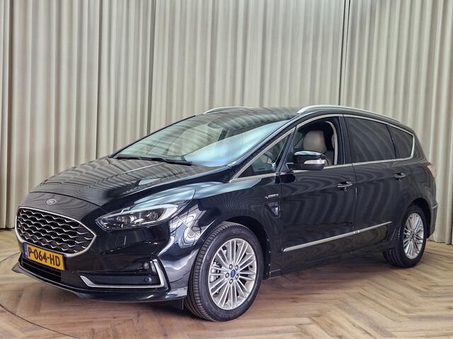 Ford S-MAX Hybrid *VIGNALE* Automaat / Stoelkoeling / Stoel-Stuurverw. / Carplay / Leder / Memory / Camera / Cruise / ECC / 18'' LMV / Dealer Onderhouden