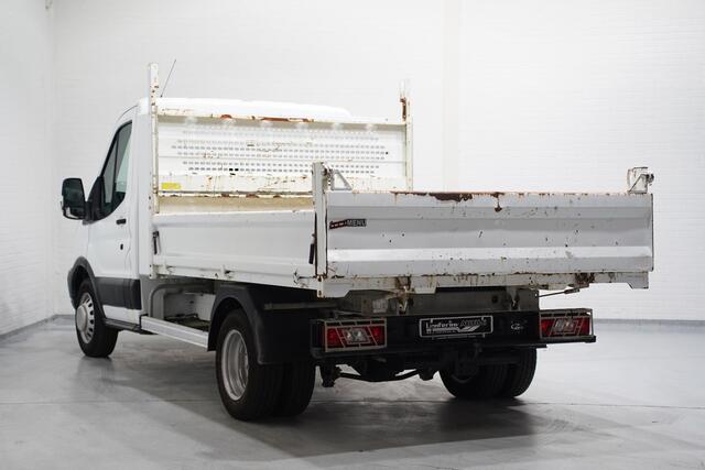 Ford TRANSIT 2.0 TDCI 130 pk L2 Kipper / Open Laadbak Airco, Trekhaak, Kist, LxBxH 280x210x35 cm, 3-Zits