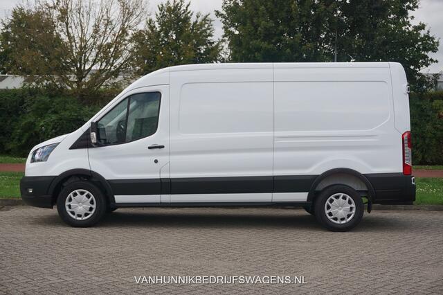 Ford TRANSIT 350L 130PK L3H2 Trend AUT Climate, 12" Sync 4 Navi, 270º deur, Trekhaak!! NR. G01*