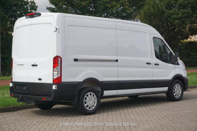 Ford TRANSIT 350L 130PK L3H2 Trend AUT Climate, 12" Sync 4 Navi, 270º deur, Trekhaak!! NR. G01*