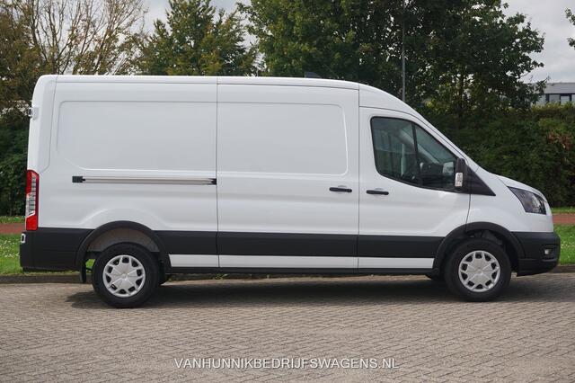 Ford TRANSIT 350L 130PK L3H2 Trend AUT Climate, 12" Sync 4 Navi, 270º deur, Trekhaak!! NR. G01*