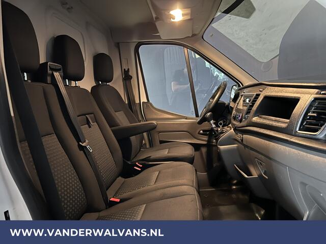 Ford TRANSIT 2.0 TDCI 131pk L2H2 Euro6 Airco | Trekhaak | Imperiaal | Cruisecontrol LED, Trap, Parkeersensoren, Bijrijdersbank