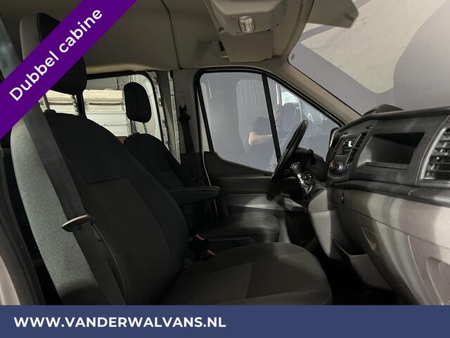 Ford TRANSIT 2.0 TDCI 130pk L3H2 Dubbele cabine Euro6 Airco | 6 Zits | Trekhaak | LED Cruisecontrol, parkeersensoren, verwarmde voorruit