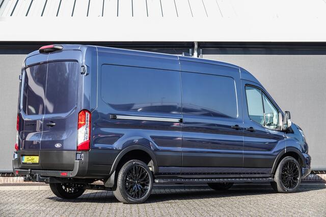 Ford TRANSIT L3H2 | 2.0Tdci 165Pk | 350 | Raptor Edition | 2x Schuifdeur | Nieuw Model | Chrome Blue