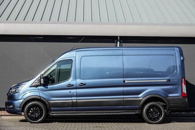 Ford TRANSIT L3H2 | 2.0Tdci 165Pk | 350 | Raptor Edition | 2x Schuifdeur | Nieuw Model | Chrome Blue