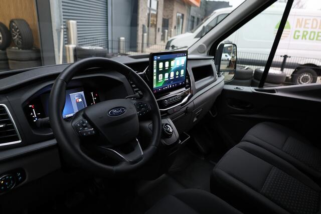 Ford TRANSIT 350 2.0 TDCI L3H2 165PK AUT Limited | 360 Camera | ACC | Navigatie | Bi-Xenon | Lane assist | BLIS | CarPlay | Trekhaak | 3-Zitter| Facelift model MY2025