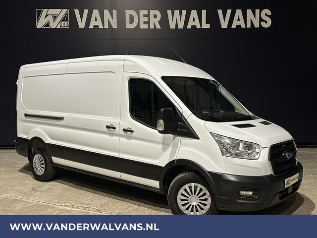Ford TRANSIT 2.0 TDCI 131pk **BPM VRIJ voor de Ondernemer** L3H2 Euro6 Airco | Navigatie | Camera | Apple Carplay, Android Auto, Cruisecontrol, Parkeersensoren, Stoelverwarming, Verwarmde voorruit, Bijrijdersbank