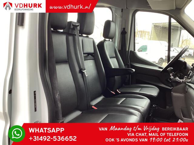 Ford TRANSIT 2.0 TDCI 130 pk L3H2 DC Dubbel Cabine 7 Pers. / Adapt. Cruise/ CarPlay/ PDC/ Navi/ Camera/ Airco/ Trekhaak