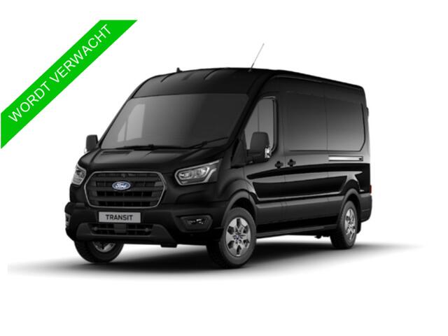 Ford TRANSIT 350L L3H2 Limited AUT-8 165PK BPM VRIJ Navi, Adap. Cruise, 360° Cam, Trekhaak, 2x Schuifdeur!! NR. K155*