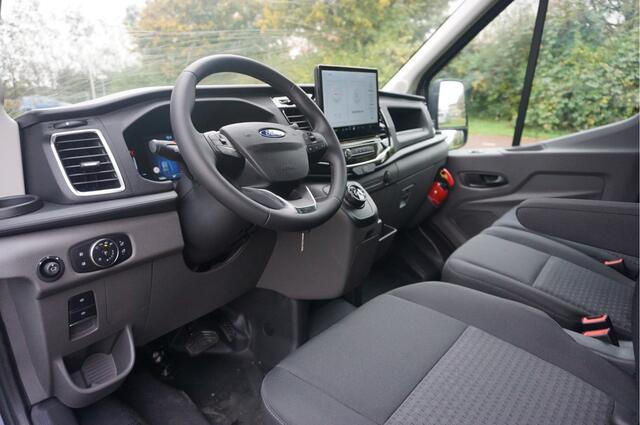 Ford TRANSIT 350L L3H2 Limited AUT-8 165PK BPM VRIJ Navi, Adap. Cruise, 360° Cam, Trekhaak, 2x Schuifdeur!! NR. K155*
