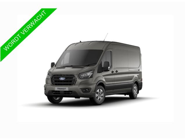 Ford TRANSIT 350L L3H2 Limited AUT-8 165PK BPM VRIJ Navi, Adap. Cruise, 360° Cam, Trekhaak, 2x Schuifdeur!! NR. K059*