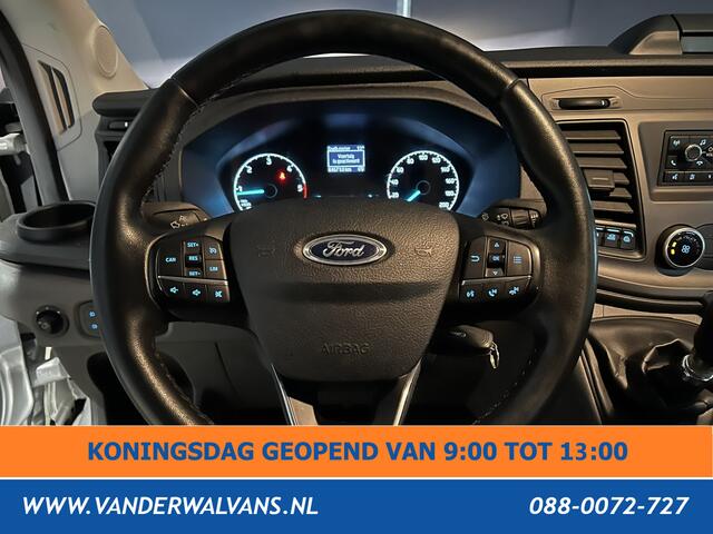 Ford TRANSIT 2.0 TDCI 131pk L3H2 Dubbele Cabine Euro6 Airco | 6-Zits | LED | 2500kg Trekhaak Cruisecontrol, Verwarmde voorruit, Parkeersensoren