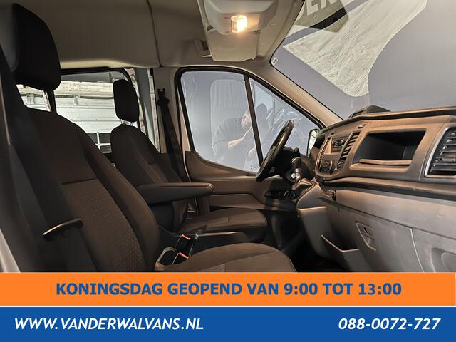 Ford TRANSIT 2.0 TDCI 131pk L3H2 Dubbele Cabine Euro6 Airco | 6-Zits | LED | 2500kg Trekhaak Cruisecontrol, Verwarmde voorruit, Parkeersensoren