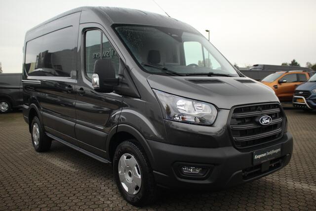 Ford TRANSIT 350 2.0TDCI 165pk L2H2 Trend | Automaat | 2800kg trekgewicht | L+R Zijdeur | Carplay/Android | Camera | Cruise | Sync 4 13" | Lease 753,- p/m