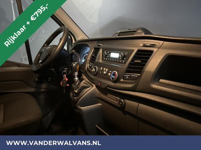 Ford TRANSIT 2.0 TDCI 130pk Bakwagen 233cm hoog Laadklep Zijdeur Euro6 RIJKLAAR Airco | LAT om LAT bijrijdersbank, 895kg laadvermogen,