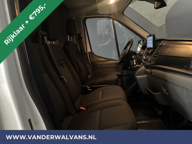 Ford TRANSIT 2.0 TDCI 170pk L3H3 Euro6 RIJKLAAR Airco | Camera | Android auto | 3500kg Trekhaak | Cruisecontrol Sidebars, Parkeersensoren, bijrijdersbank, verwarmde voorruit