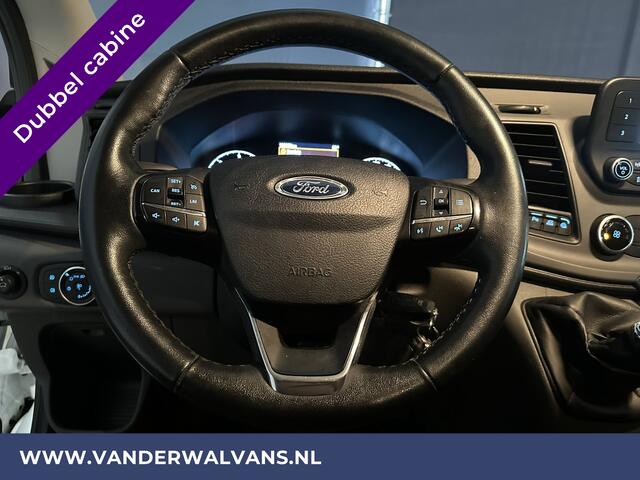 Ford TRANSIT 2.0 TDCI 170pk 3500kg Trekhaak L3H2 Dubbele Cabine Euro6 Airco | 6-Zits | Camera cruisecontrol, parkeersensoren