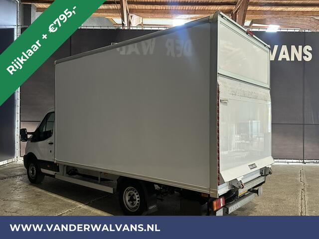 Ford TRANSIT 2.0 TDCI 130pk Bakwagen 233cm Hoog Laadklep Zijdeur Euro6 RIJKLAAR Airco | LAT om Lat Bijrijdersbank