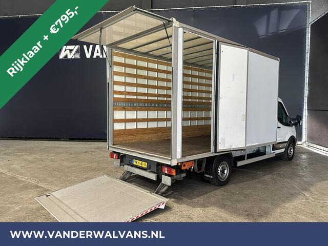 Ford TRANSIT 2.0 TDCI 130pk Bakwagen 233cm Hoog Laadklep Zijdeur Euro6 RIJKLAAR Airco | LAT om Lat Bijrijdersbank