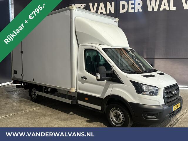 Ford TRANSIT 2.0 TDCI 130pk Bakwagen 233cm Hoog Laadklep Zijdeur Euro6 RIJKLAAR Airco | LAT om Lat Bijrijdersbank