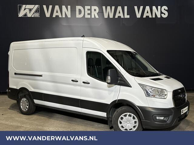 Ford TRANSIT 2.0 TDCI 131pk L3H2 Euro6 Airco | Camera | Navigatie | Apple Carplay | Android Auto Cruisecontrol, Parkeersensoren, Elektrisch verstelbare bestuurdersstoel, Verwarmde voorruit, Stoelverwarming, Bijrijdersbank