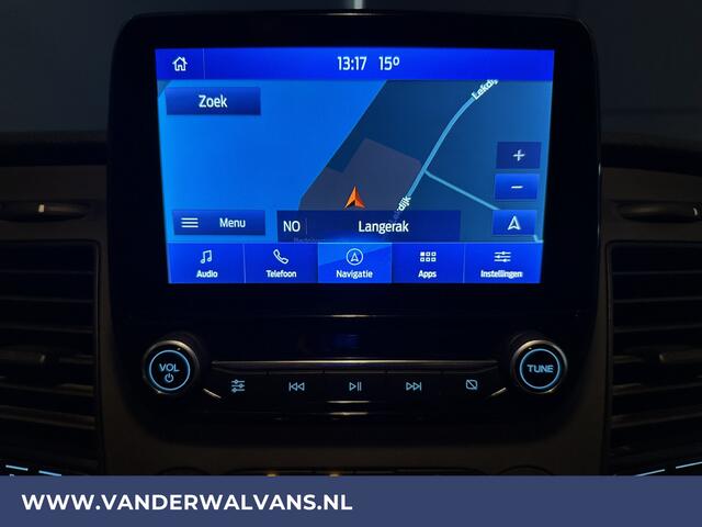 Ford TRANSIT 2.0 TDCI 131pk L3H2 Euro6 Airco | Camera | Navigatie | Apple Carplay | Android Auto Cruisecontrol, Parkeersensoren, Elektrisch verstelbare bestuurdersstoel, Verwarmde voorruit, Stoelverwarming, Bijrijdersbank