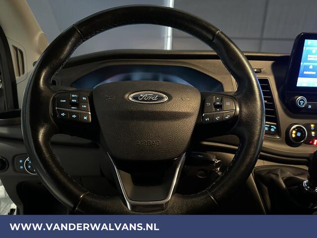 Ford TRANSIT 2.0 TDCI 131pk L3H2 Euro6 Airco | Camera | Navigatie | Apple Carplay | Android Auto Cruisecontrol, Parkeersensoren, Elektrisch verstelbare bestuurdersstoel, Verwarmde voorruit, Stoelverwarming, Bijrijdersbank