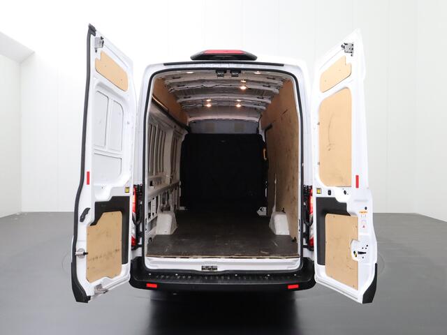 Ford TRANSIT 2.0TDCI 170PK L4H3 Jumbo | Airco | Navigatie | 3-Persoons | Betimmering