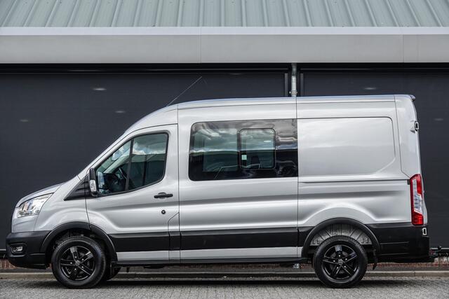 Ford TRANSIT 2.0Tdci 130Pk | Dubbel Cabine | 5-Persoons | Trend | Trekhaak | Raptor edition | 16''