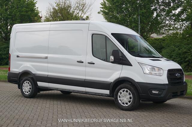 Ford TRANSIT 350L 130PK L3H2 Trend LDT BPM VRIJ!! 12" Sync Apple CP/Android A, Camera, Trekhaak!! NR. W03*
