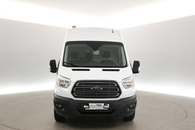 Ford TRANSIT 350 2.0 TDCI L3H3 2800kg Trekgew. Airco Cruise Kasten PDC Inrichting 3 Persoons LED Trekhaak
