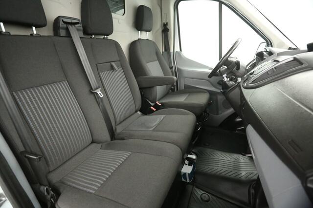 Ford TRANSIT 350 2.0 TDCI L3H3 2800kg Trekgew. Airco Cruise Kasten PDC Inrichting 3 Persoons LED Trekhaak