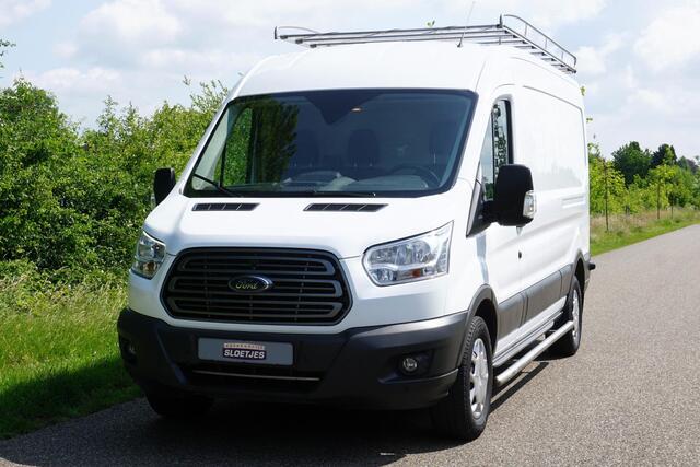 Ford TRANSIT 350 2.0 TDCI L3H2 Trend 3500 KG |131 pk |Camera |Cruise |Trekhaak |Parkeersensoren |Imperiaal |Sidebars |Bluetooth |Verwarmde voorruit |Airco |In Keurige staat