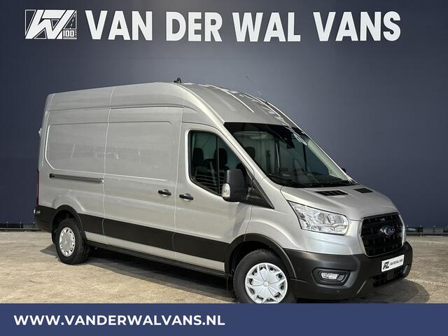 Ford TRANSIT 2.0 TDCI 131pk L3H3 Euro6 Airco | Camera | Apple Carplay | Cruisecontrol | Verwarmde voorruit Parkeersensoren, Android Auto, Stoelverwarming, Bijrijdersbank