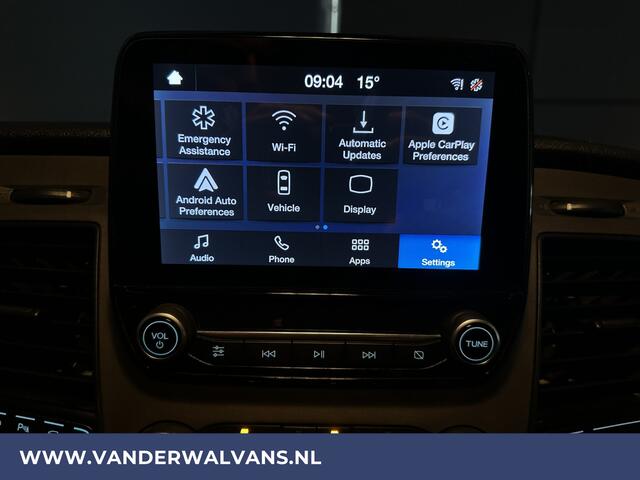 Ford TRANSIT 2.0 TDCI 131pk L3H3 Euro6 Airco | Camera | Apple Carplay | Cruisecontrol | Verwarmde voorruit Parkeersensoren, Android Auto, Stoelverwarming, Bijrijdersbank