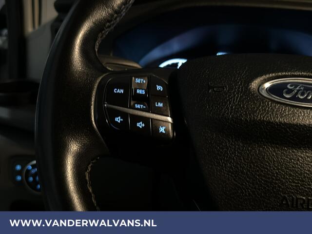 Ford TRANSIT 2.0 TDCI 131pk L3H3 Euro6 Airco | Camera | Apple Carplay | Cruisecontrol | Verwarmde voorruit Parkeersensoren, Android Auto, Stoelverwarming, Bijrijdersbank