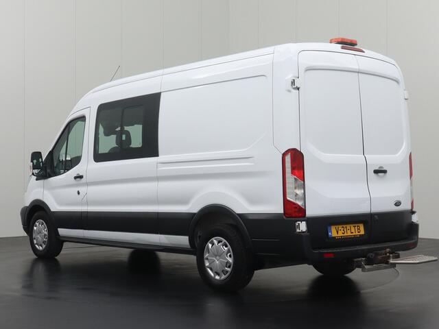 Ford TRANSIT 2.0TDCI 130PK L2H2 Dubbele Cabine | 2800Kg Trekhaak | Navigatie | Camera | 7-Persoons