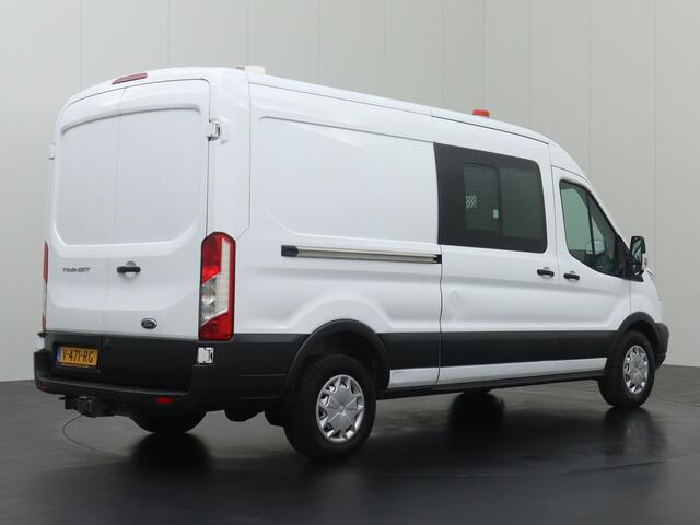 Ford TRANSIT 2.0TDCI 130PK L3H2 Werkplaats | 2800Kg Trekhaak | Camera | Airco | Cruise | 3-Persoons