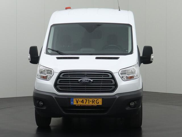 Ford TRANSIT 2.0TDCI 130PK L3H2 Werkplaats | 2800Kg Trekhaak | Camera | Airco | Cruise | 3-Persoons