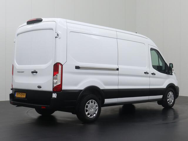 Ford TRANSIT 2.0TDCI 130PK L3H2 Werkplaats-Kastinrichting | Oprijplaat | Navigatie | Airco | 3-Persoons