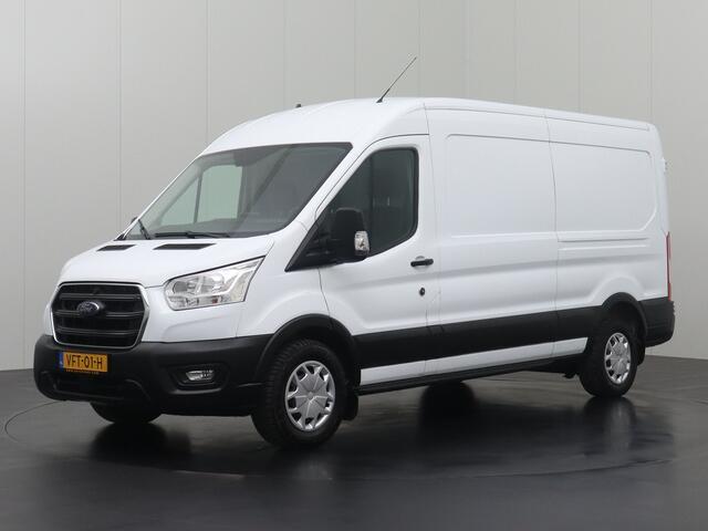 Ford TRANSIT 2.0TDCI 130PK L3H2 Werkplaats-Kastinrichting | Oprijplaat | Navigatie | Airco | 3-Persoons