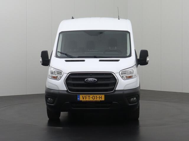 Ford TRANSIT 2.0TDCI 130PK L3H2 Werkplaats-Kastinrichting | Oprijplaat | Navigatie | Airco | 3-Persoons