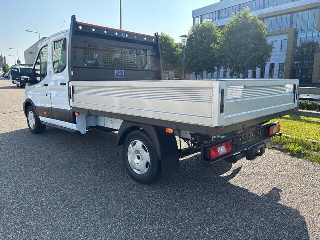 Ford TRANSIT Dubbelcabine Openlaadbak Airco Cruisecontrol Trekhaak 130PK BPM VRIJ NIEUW